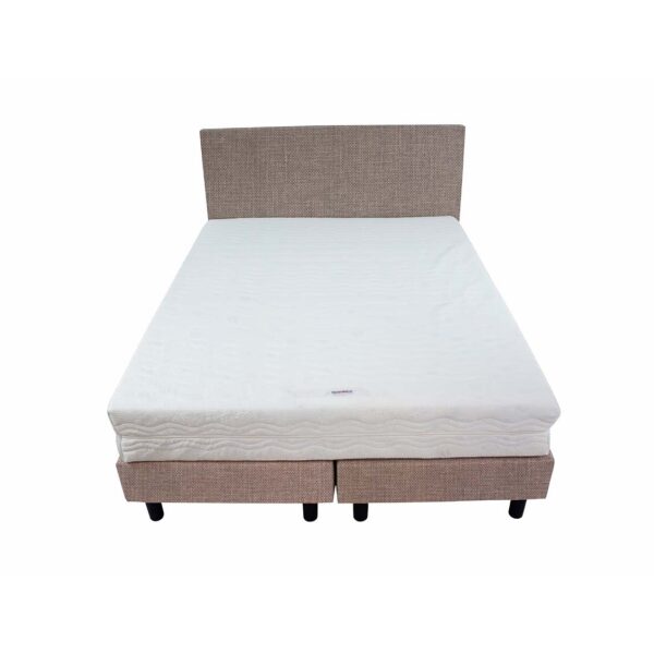 Bedworld Boxspring 120x220 - Medium - Linnenlook - Lila (S11)