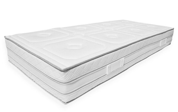 Bedworld Matras 120x200 cm - Matrashoes met rits - Pocketvering - Gemiddeld Ligcomfort - Twijfelaar