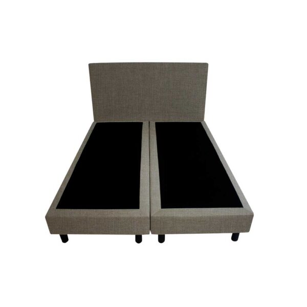 Bedworld Boxspring 120x220 - Linnenlook - Donker groen (S34)