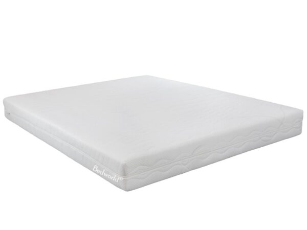 Bedworld Matras 130x190 cm - Matrashoes met rits - Koudschuim - Gemiddeld - Tweepersoonsbed