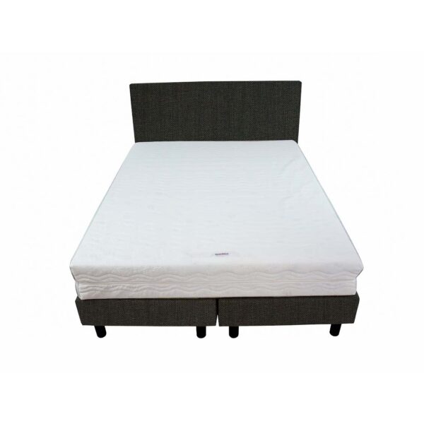 Bedworld Boxspring 140x200 - Medium - Linnenlook - Zwart (S14)