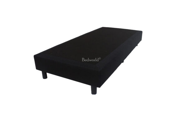 Bedworld Boxspring 70x200 zonder Matras - 1 Persoons Bed - Bonellvering - Zwart