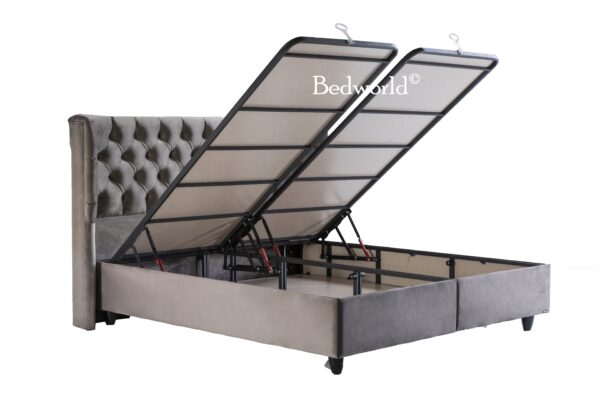 Bedworld Boxspring met Opbergruimte 180x200 cm  - Bed met Opbergruimte - Met Micropocket Koudschuim Matras