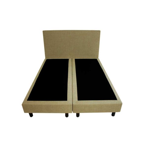 Bedworld Boxspring 120x220 - Linnenlook - Olijfgroen (S31)