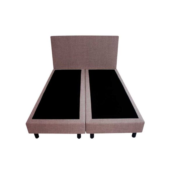 Bedworld Boxspring 120x220 - Linnenlook - Lila (S11)